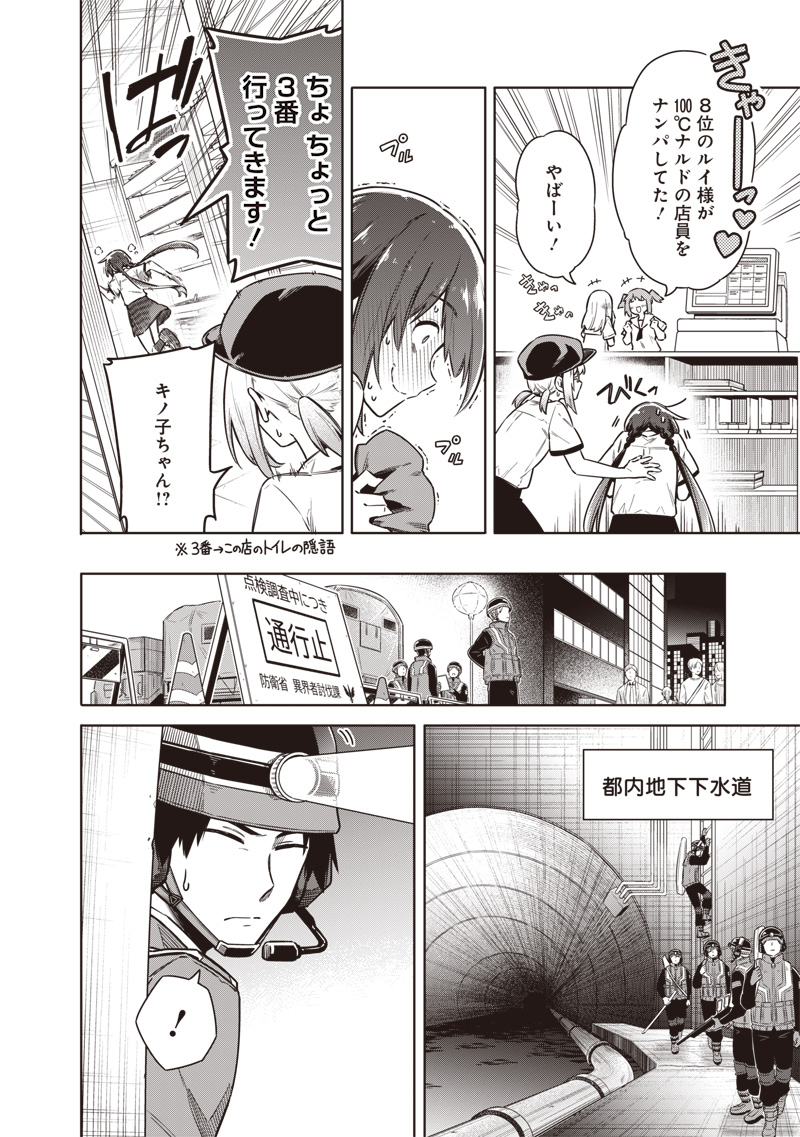 Toukyou KINOKO: Sekai Ranking 1-i no Komyu-ryoku Saijaku JK Chapter 21 10ページ