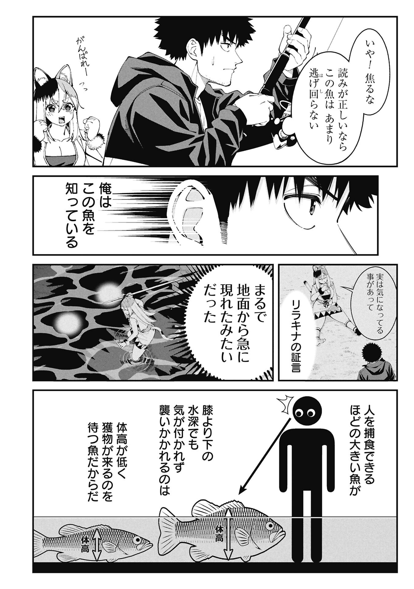 Tsurizao Hitotsu de Isekai Hourou Chapter 3.2 2ページ