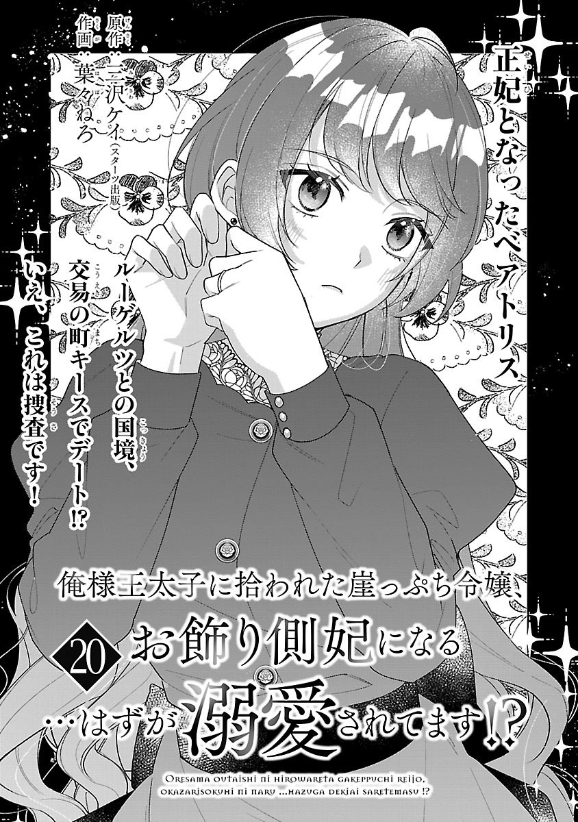 Ore-sama Outaishi ni Hirowareta Gakeppuchi Reijou, Okazarigawa Hi ni Naru... Hazu ga Dekiaisaretemasu! Chapter 20 1ページ
