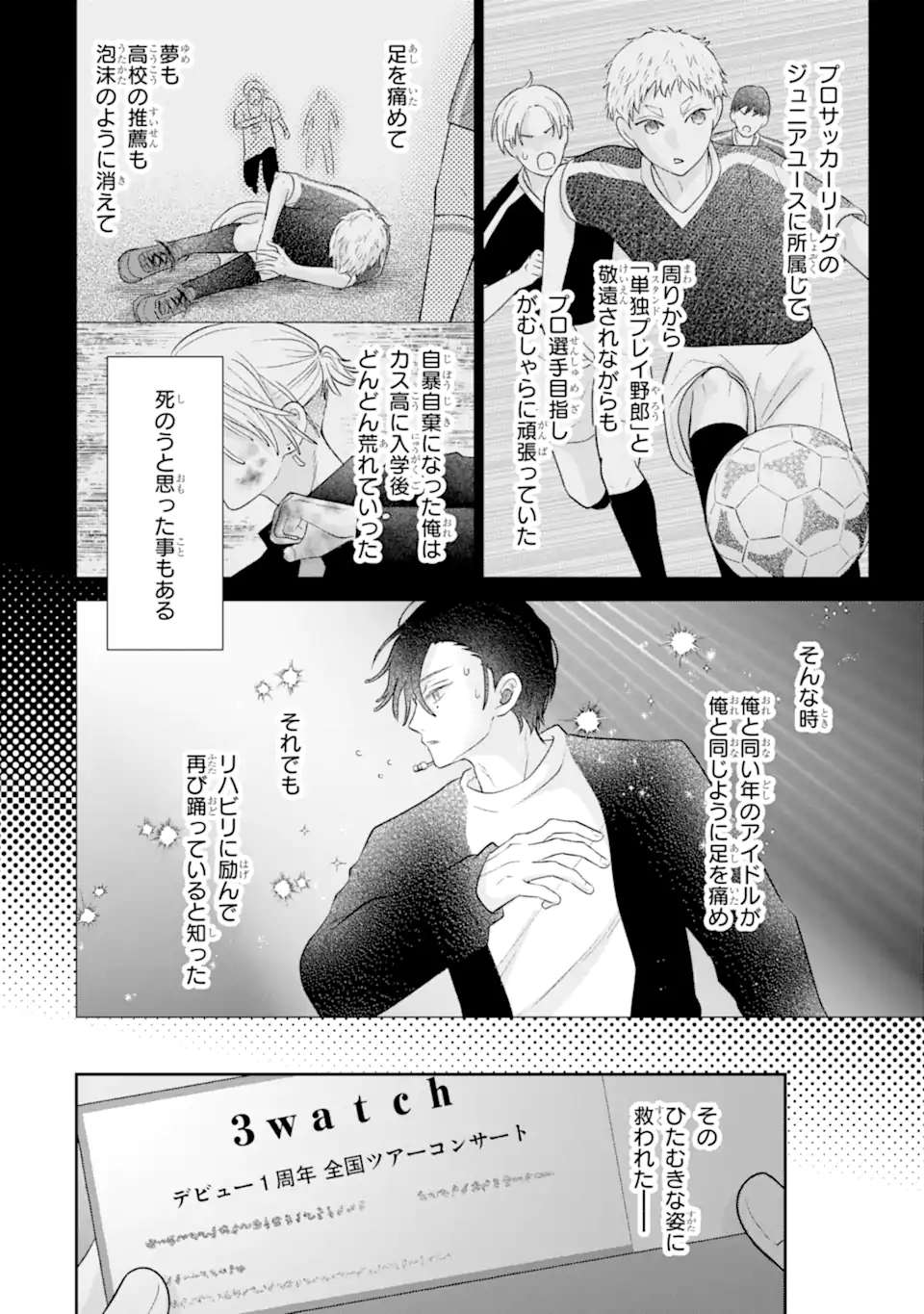 Oshi no Shi wo Kutsugaesu. Chapter 1.1 8ページ