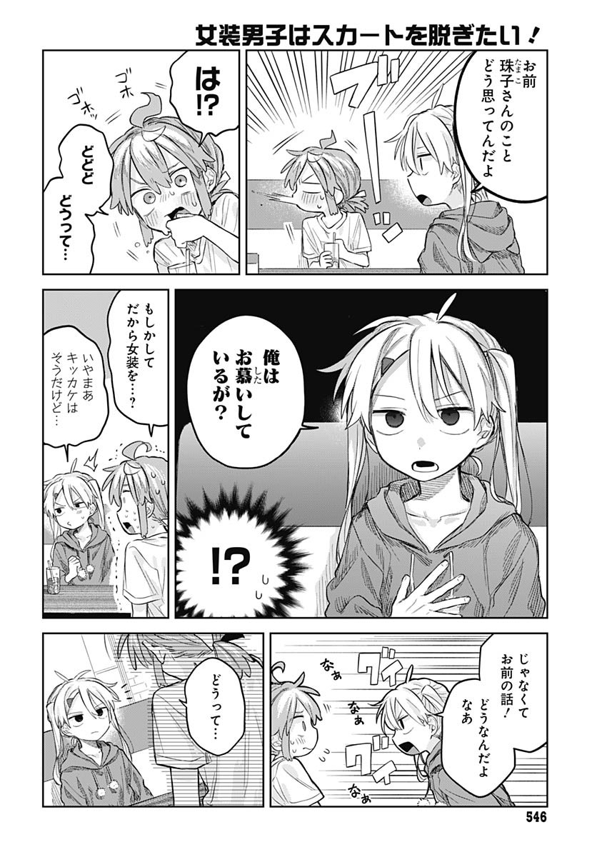 Josou Danshi wa Skirt wo Nugitai! Chapter 9 18ページ
