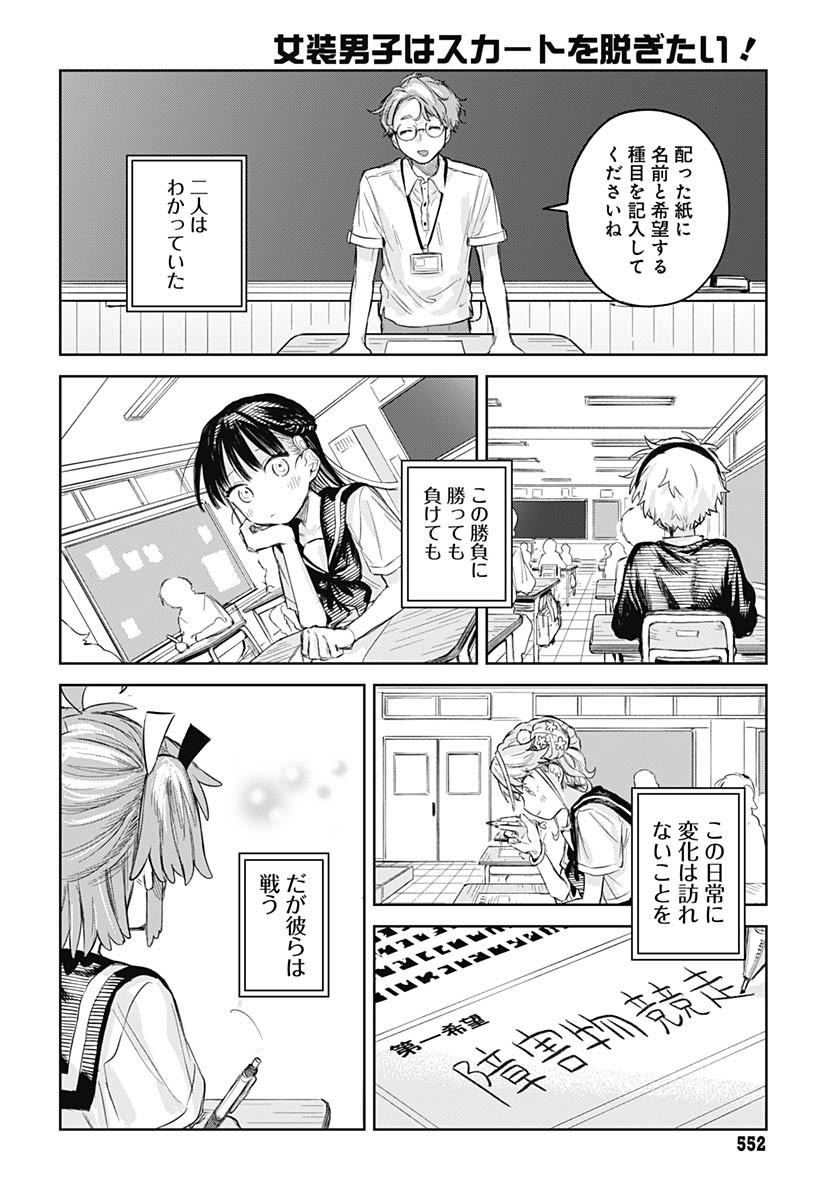 Josou Danshi wa Skirt wo Nugitai! Chapter 9 24ページ