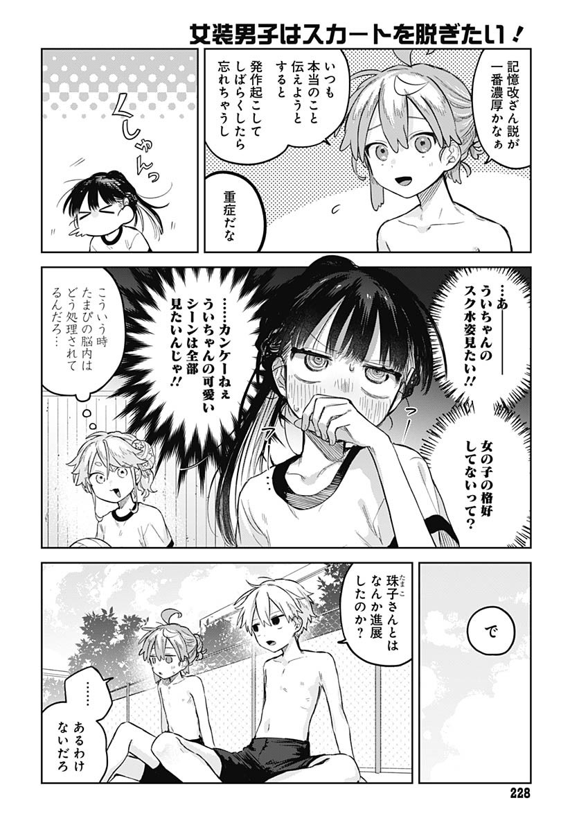 Josou Danshi wa Skirt wo Nugitai! Chapter 13 22ページ