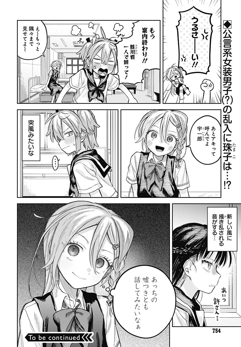 Josou Danshi wa Skirt wo Nugitai! Chapter 22 34ページ
