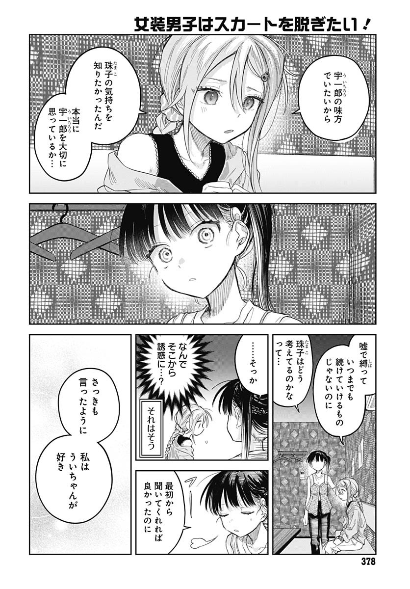 Josou Danshi wa Skirt wo Nugitai! Chapter 25 22ページ
