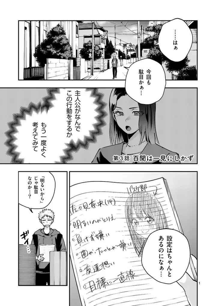 Kakushite Kisetsu wa Ao wo Shiru Chapter 3 1ページ