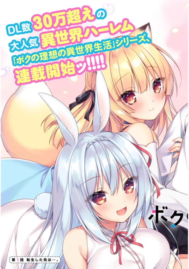 Boku no Risou no Isekai Seikatsu - Tensei shitara Kemomimi Musume Darake no Sekai de Harem ni Chapter 1 3ページ