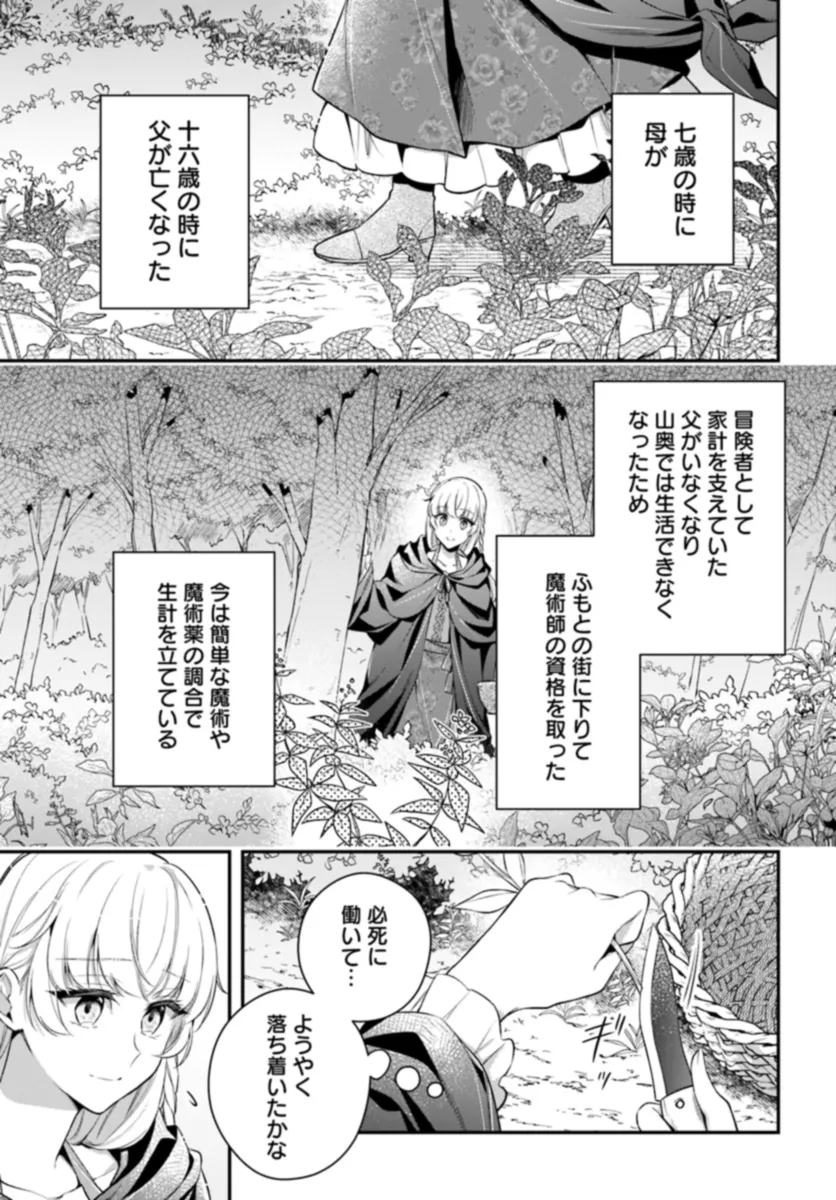 Miryou no Otome to Katabutsu Hittou Majutsushi no Hatsukoi Kiroku Chapter 1.1 7ページ