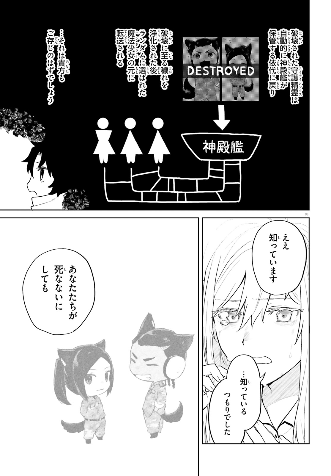 86 - Mahou Shoujo Regina Rena: Tatakae! Ginga Koukou Senkan Sun Magnolia Chapter 3 5ページ