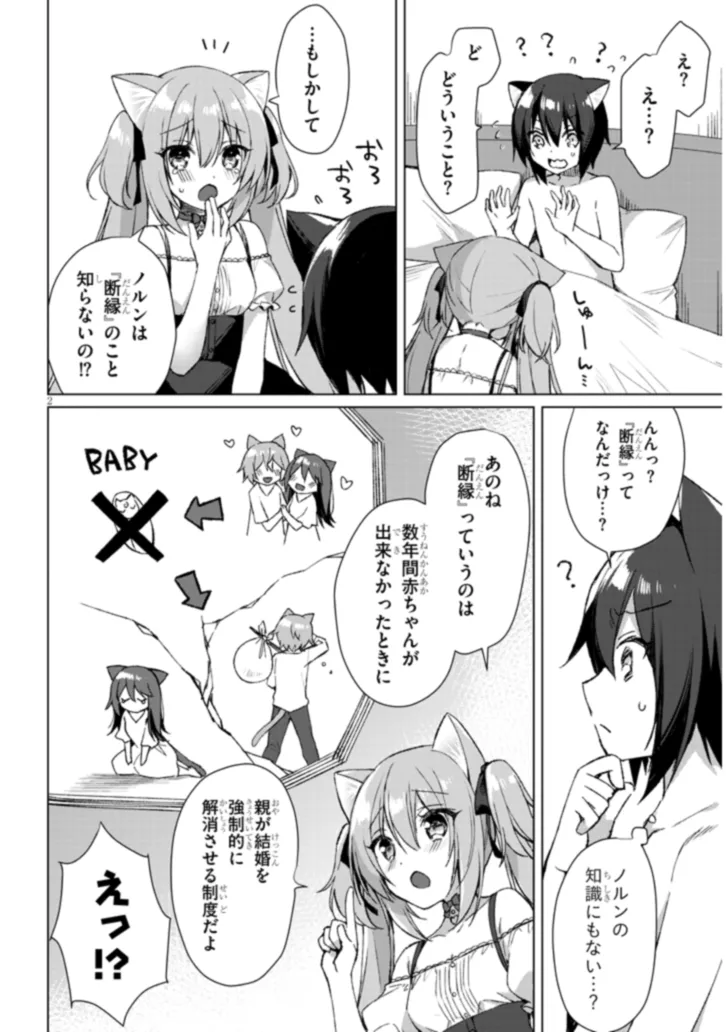 Boku no Risou no Isekai Seikatsu - Tensei shitara Kemomimi Musume Darake no Sekai de Harem ni Chapter 2.1 2ページ
