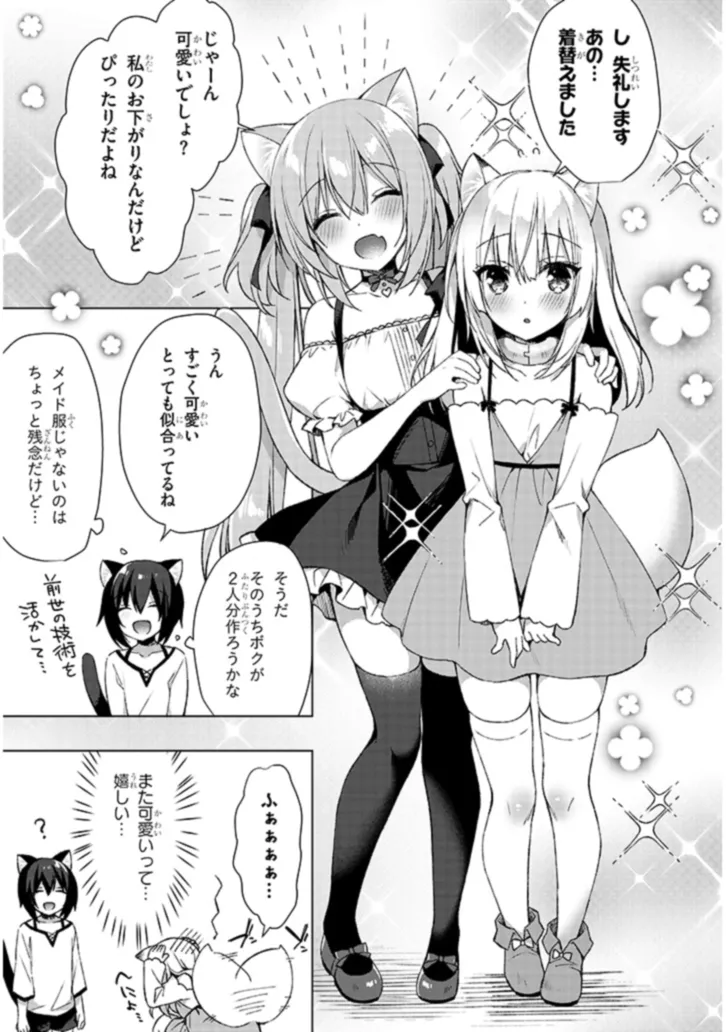 Boku no Risou no Isekai Seikatsu - Tensei shitara Kemomimi Musume Darake no Sekai de Harem ni Chapter 3.1 13ページ