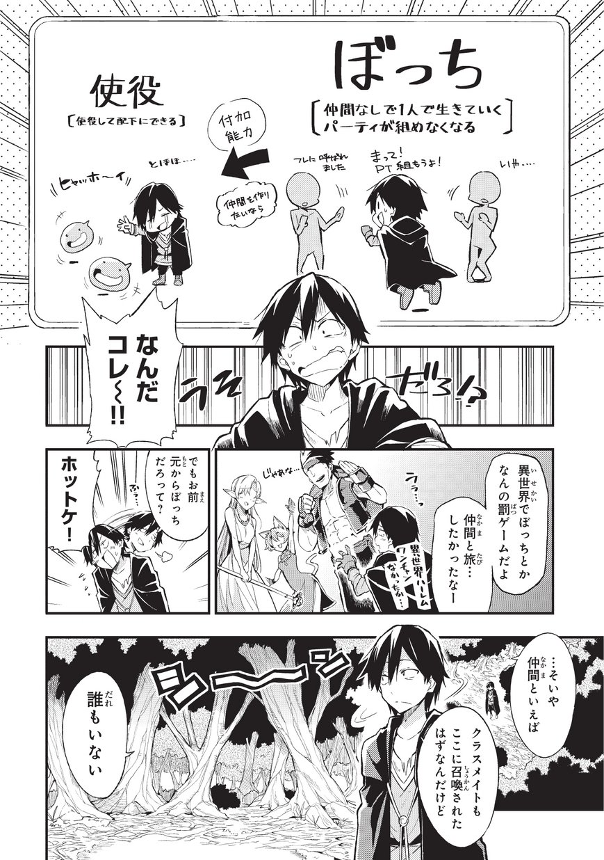 Hitoribocchi no Isekai Hourou - Tsuihousareta F Rank Boukensha wa Koboruto Dake wo Otomo ni Tabi wo suru Chapter 2 6ページ