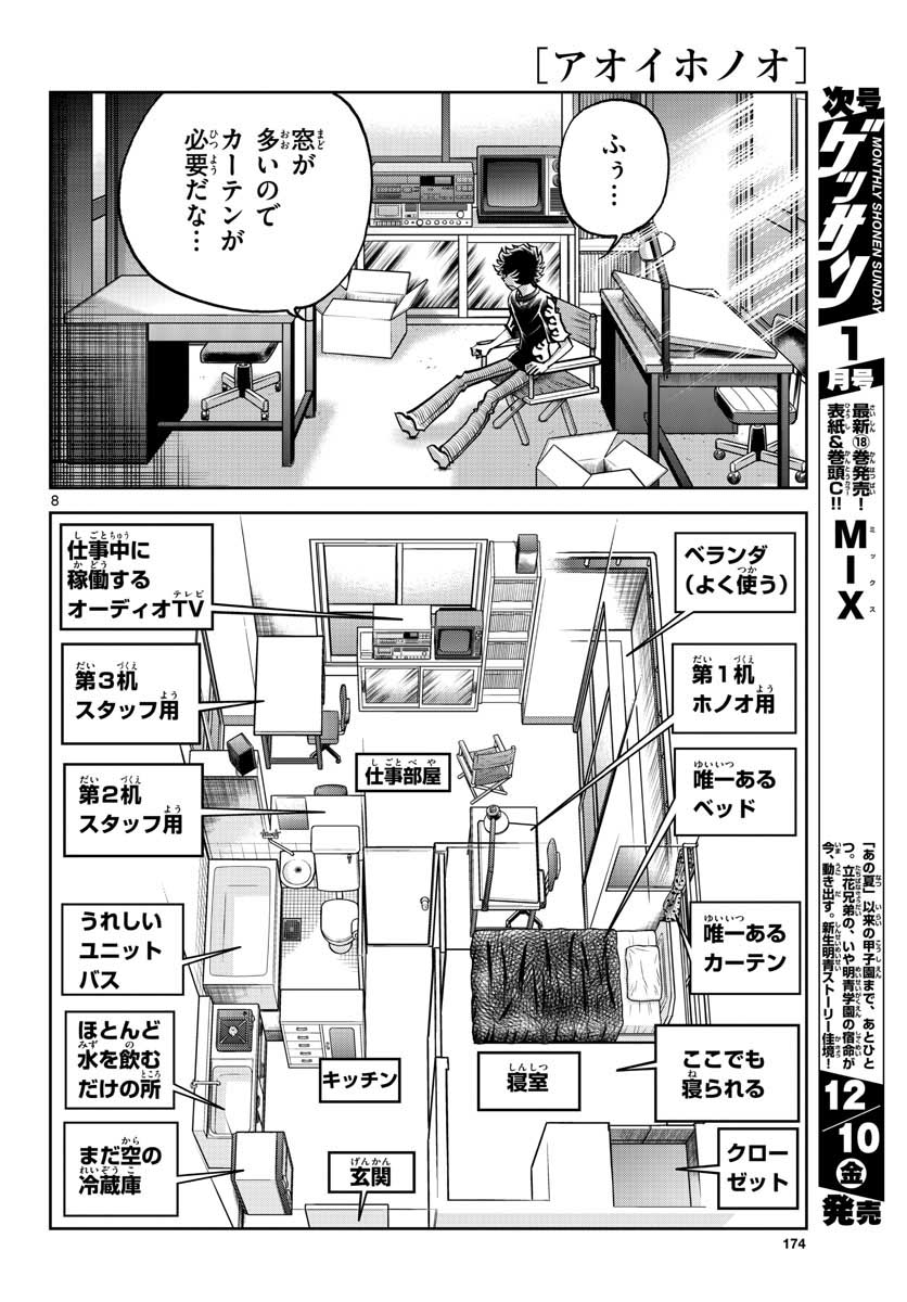 Aoi Honoo Chapter 154 8ページ