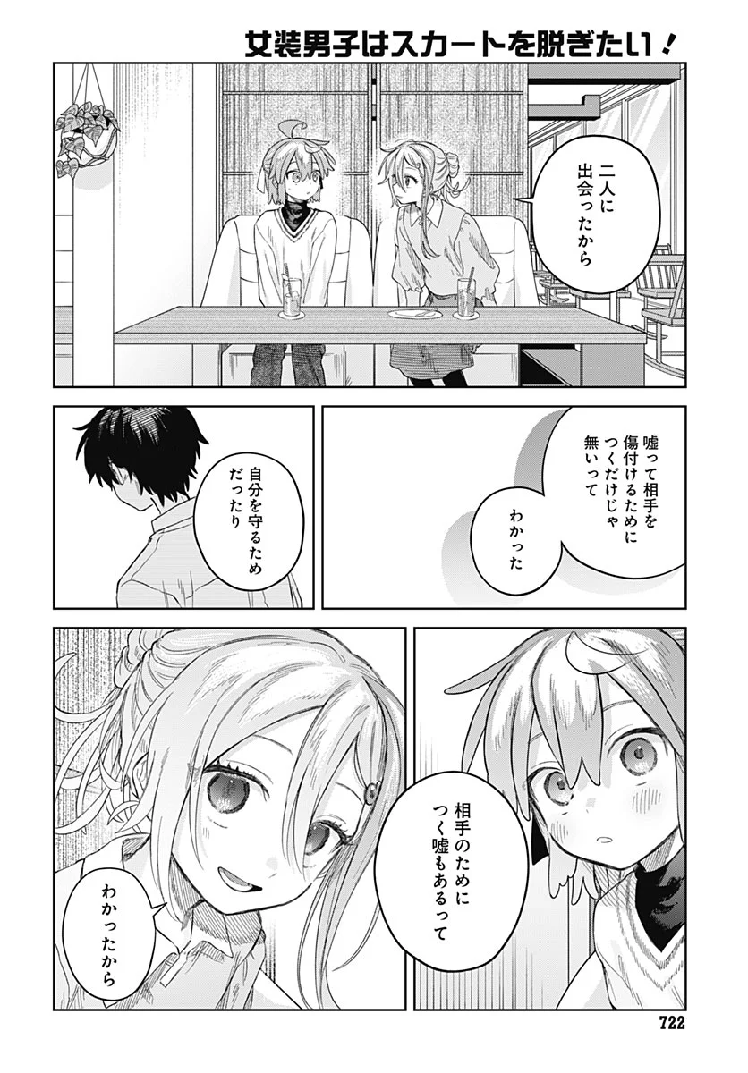 Josou Danshi wa Skirt wo Nugitai! Chapter 37 20ページ