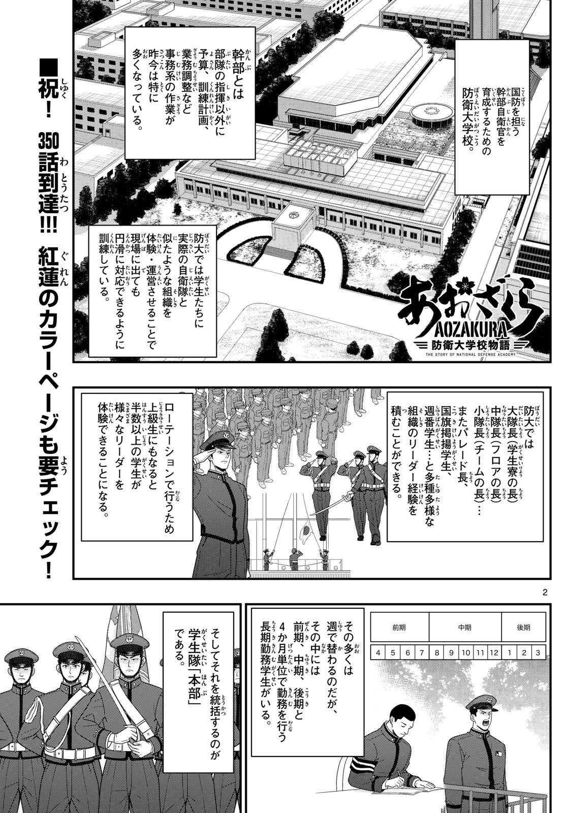 Aozakura Bouei Daigakukou Monogatari Chapter 350 2ページ