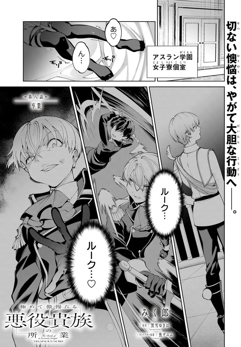 Kiwamete Goumantaru Akuyaku Kizoku no Shogyou Chapter 8 1ページ