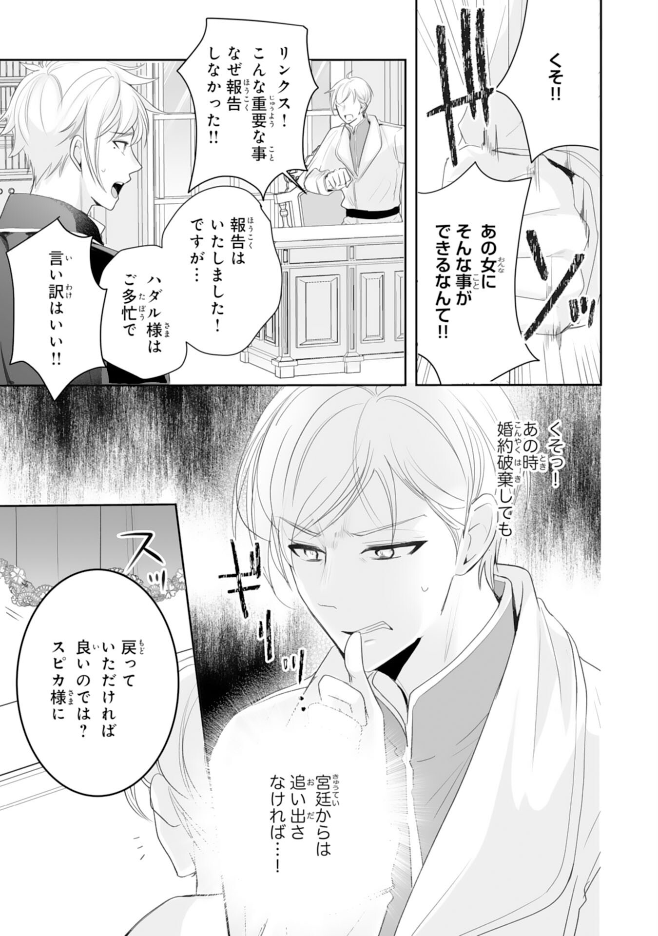 Youzumi Seijo to Tsuihou Saremashita ga, Rinkoku no Okakae Kusushu toshite Dai-2 no Jinsei Ouka Shimasu! Chapter 9 33ページ