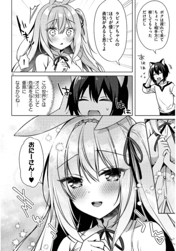 Boku no Risou no Isekai Seikatsu - Tensei shitara Kemomimi Musume Darake no Sekai de Harem ni Chapter 7.1 10ページ