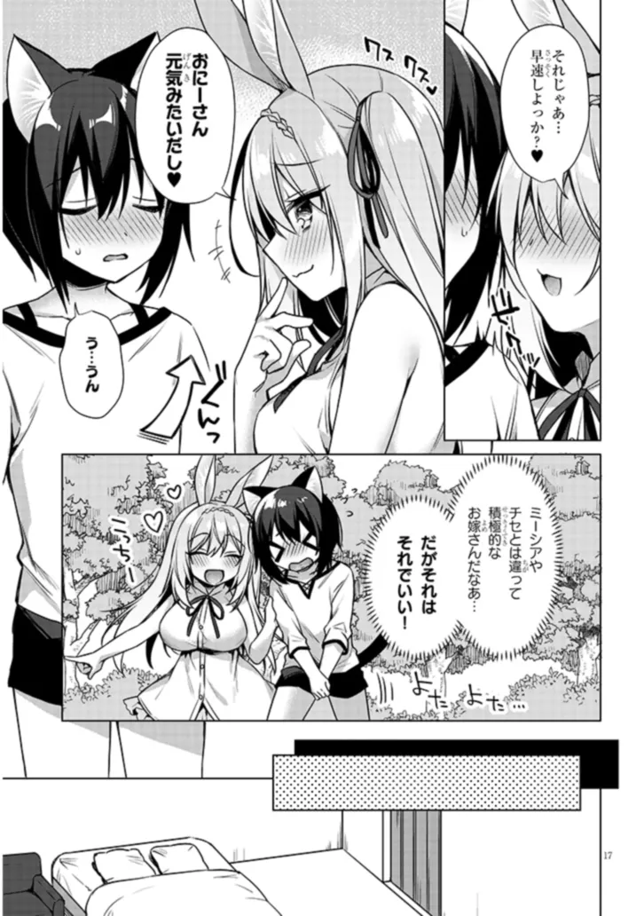 Boku no Risou no Isekai Seikatsu - Tensei shitara Kemomimi Musume Darake no Sekai de Harem ni Chapter 7.2 3ページ