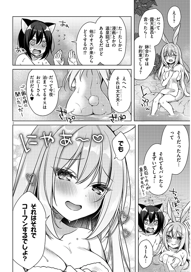 Boku no Risou no Isekai Seikatsu - Tensei shitara Kemomimi Musume Darake no Sekai de Harem ni Chapter 10.1 2ページ