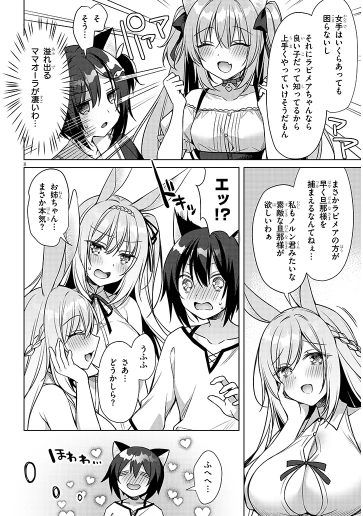 Boku no Risou no Isekai Seikatsu - Tensei shitara Kemomimi Musume Darake no Sekai de Harem ni Chapter 16.1 8ページ