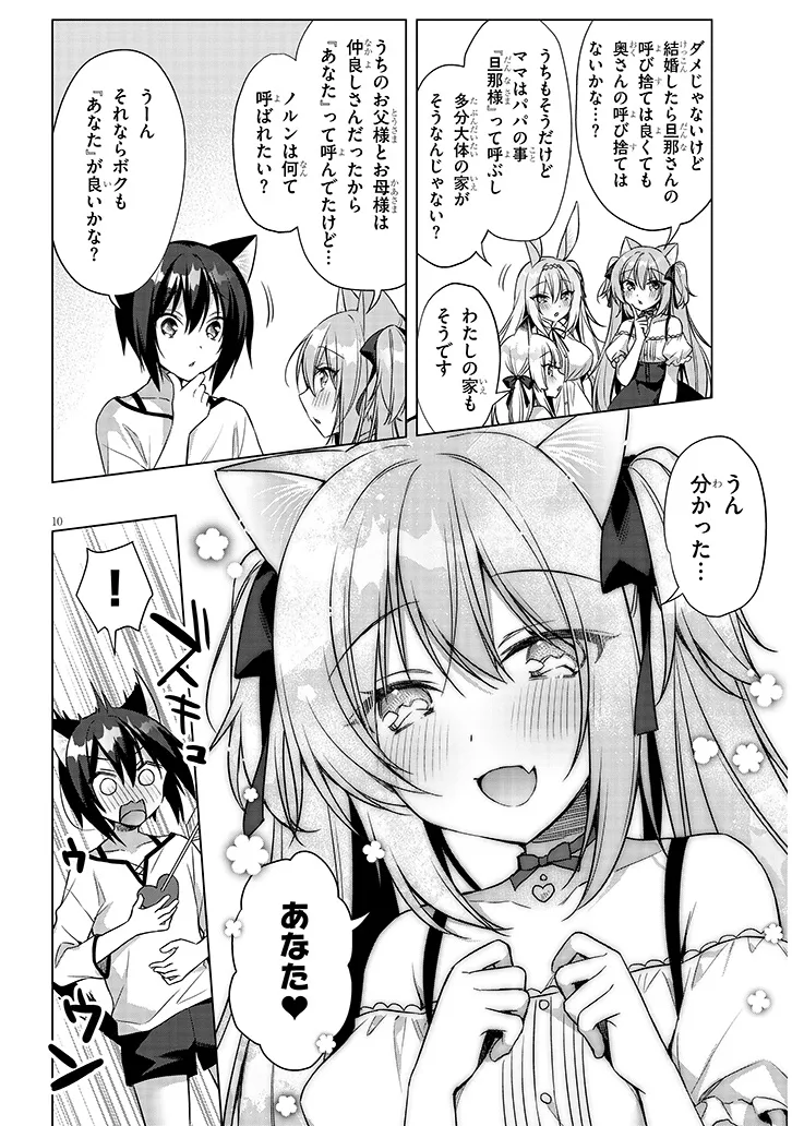 Boku no Risou no Isekai Seikatsu - Tensei shitara Kemomimi Musume Darake no Sekai de Harem ni Chapter 16.1 10ページ