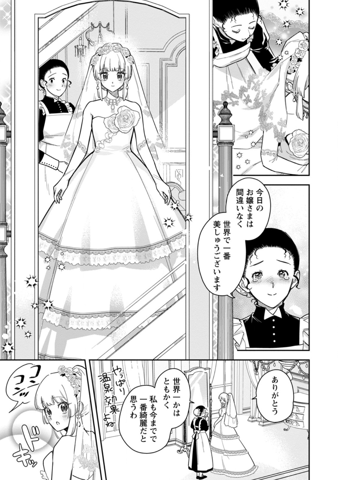 Kankei Kaizen wo Akiramete Kyori wo Oitara, Shiotaioudatta Konyakusha ga Karande Kuru you ni Narimashita Chapter 47.2 2ページ