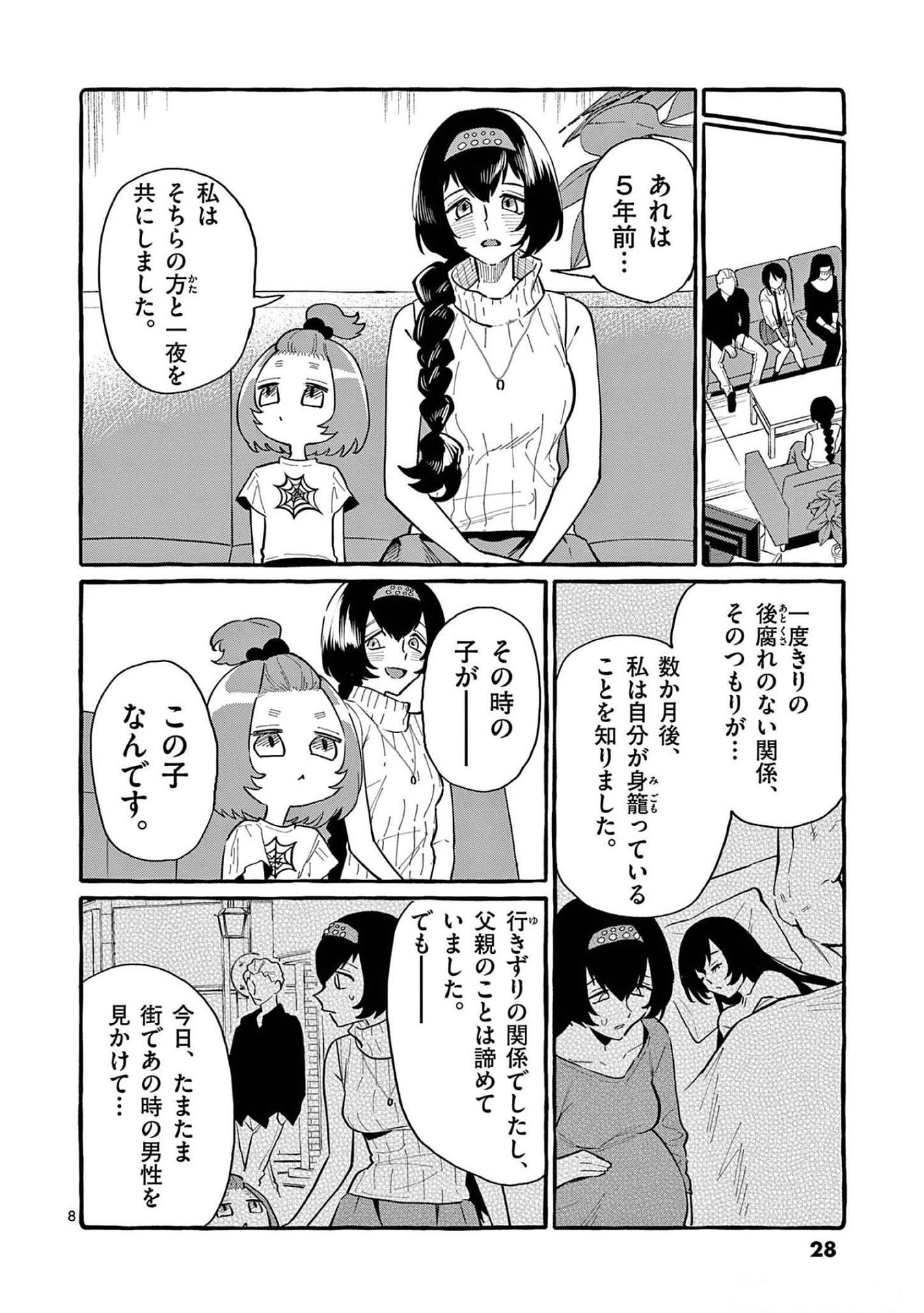 Ushiro no Shoumen Kamui-san Chapter 51 8ページ
