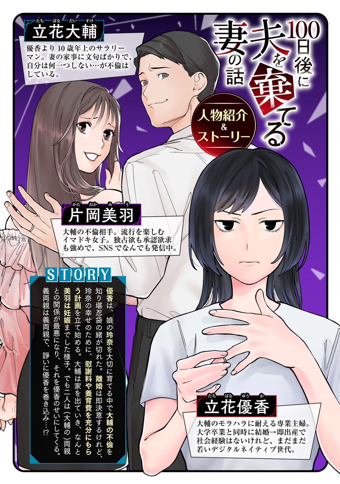 Hyaku-nichigo ni otto o suteru tsuma no hanashi Chapter 9 3ページ