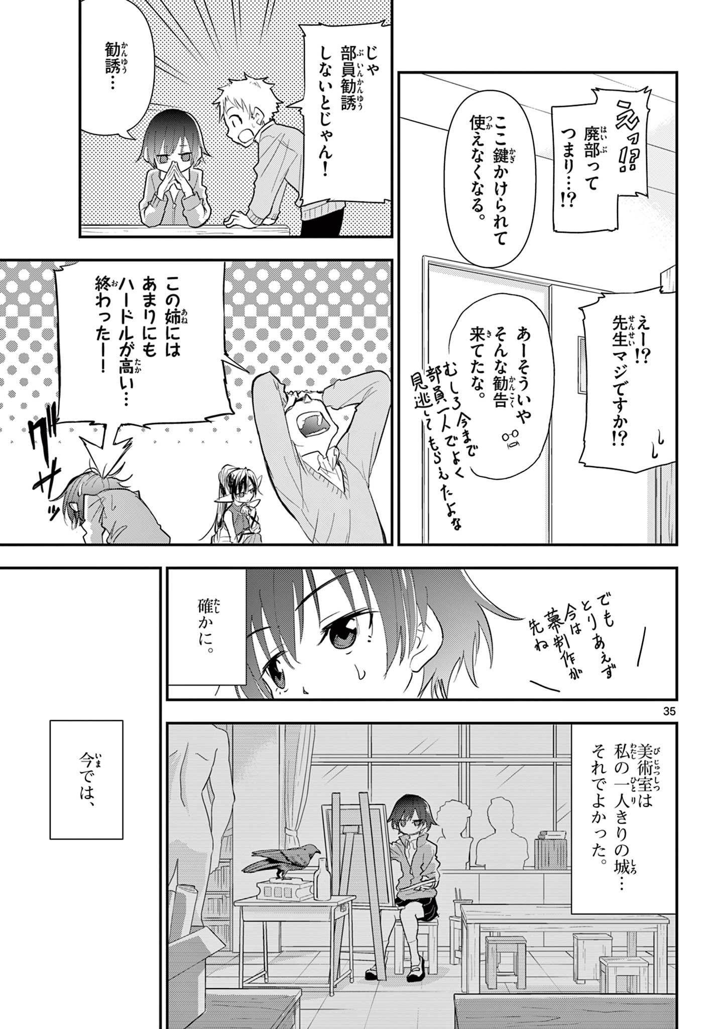 Bijutsu Shitsu no Monsters Chapter 17 35ページ