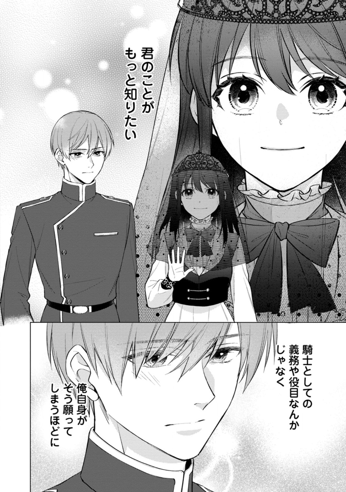 Veil no Seijo - Minikui to Gokaisareta Seijo, Ikemen Goei Kishi ni Dekiaisareru Chapter 29.3 3ページ