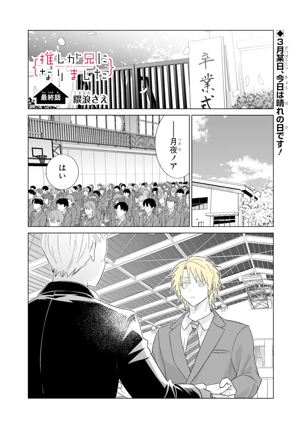 Oshi ga Ani ni Narimashita Chapter 82.1 1ページ