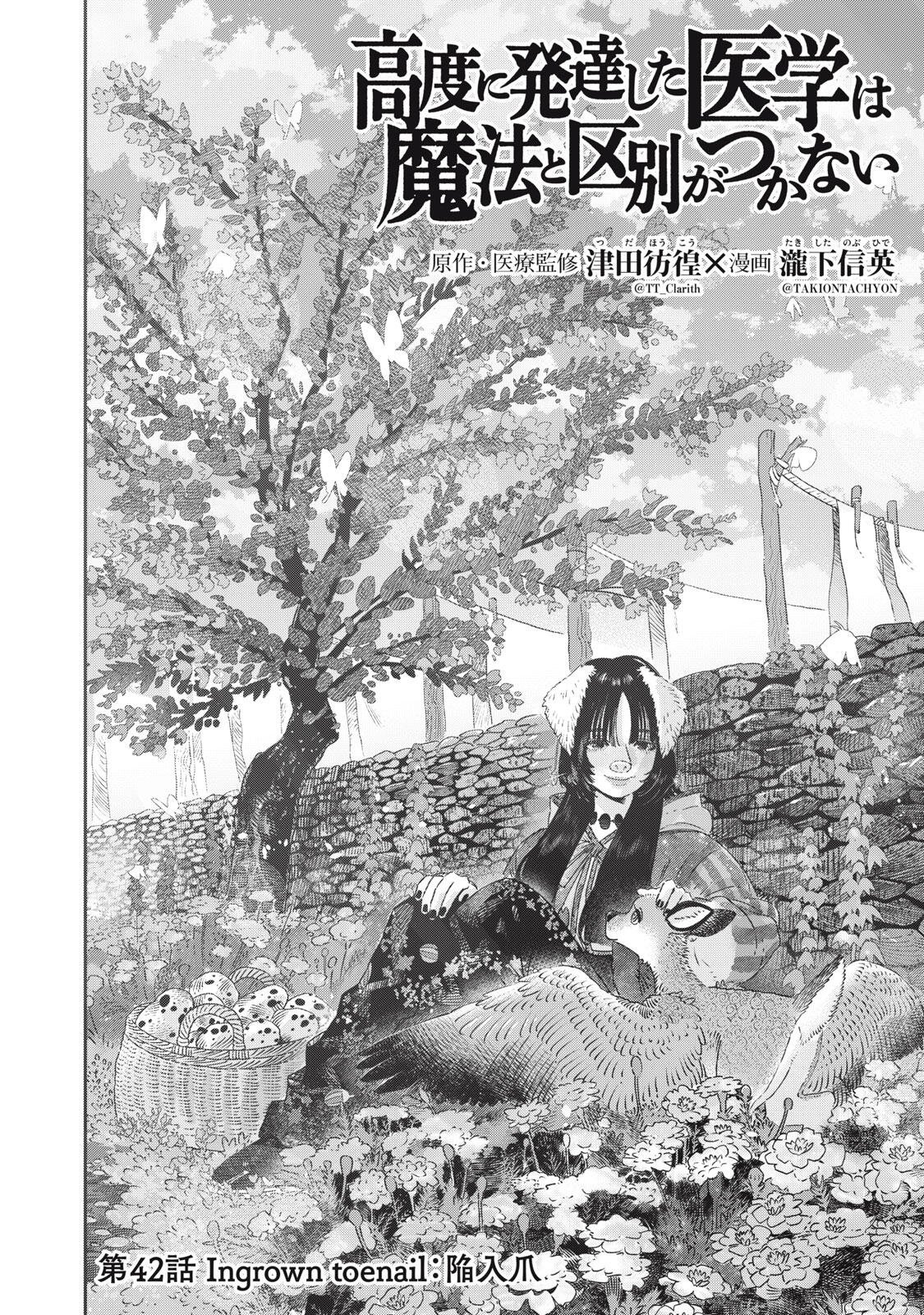 Koudou ni Hattatsu Shita Igaku wa Mahou to Kubetsu ga Tsukanai Chapter 42.1 4ページ
