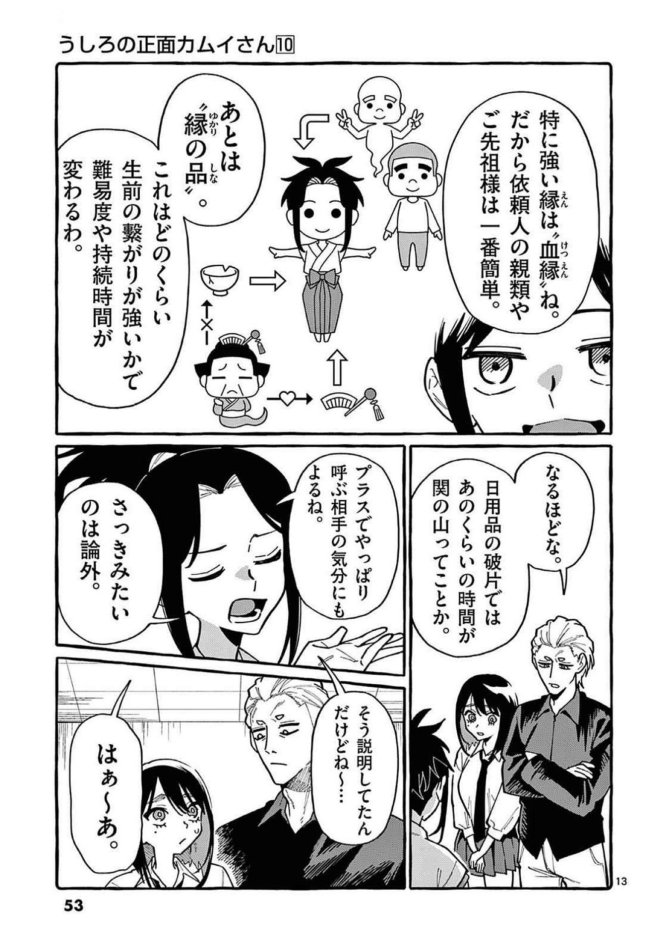 Ushiro no Shoumen Kamui-san Chapter 92 13ページ