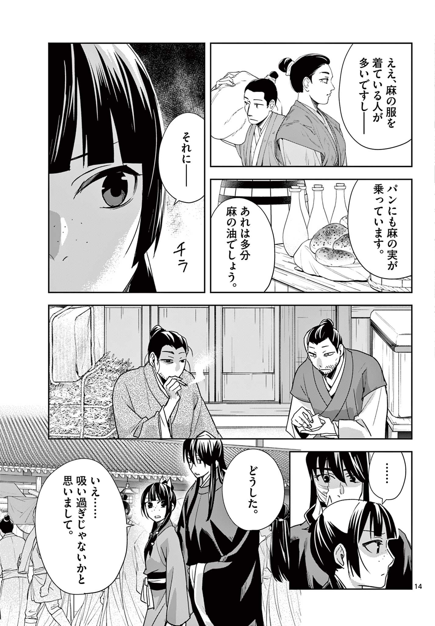 Kusuriya no Hitorigoto - Maomao no Koukyuu Nazotoki Techou Chapter 100.1 14ページ