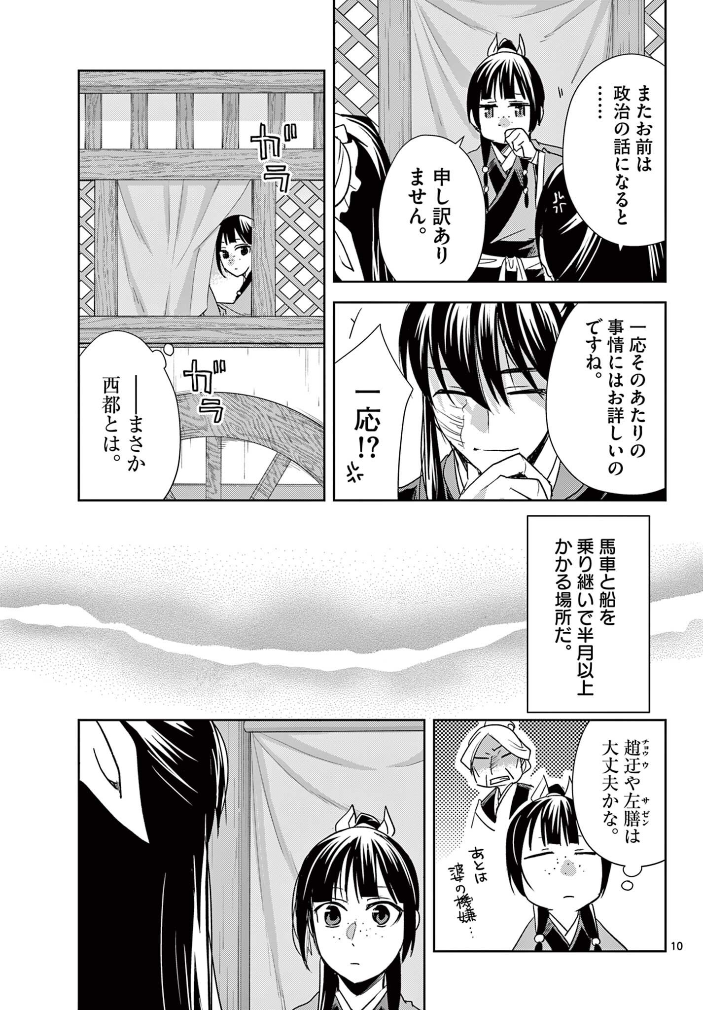 Kusuriya no Hitorigoto - Maomao no Koukyuu Nazotoki Techou Chapter 100.1 10ページ