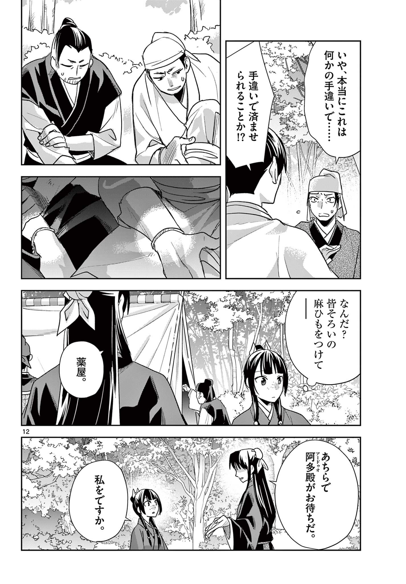 Kusuriya no Hitorigoto - Maomao no Koukyuu Nazotoki Techou Chapter 101.1 12ページ