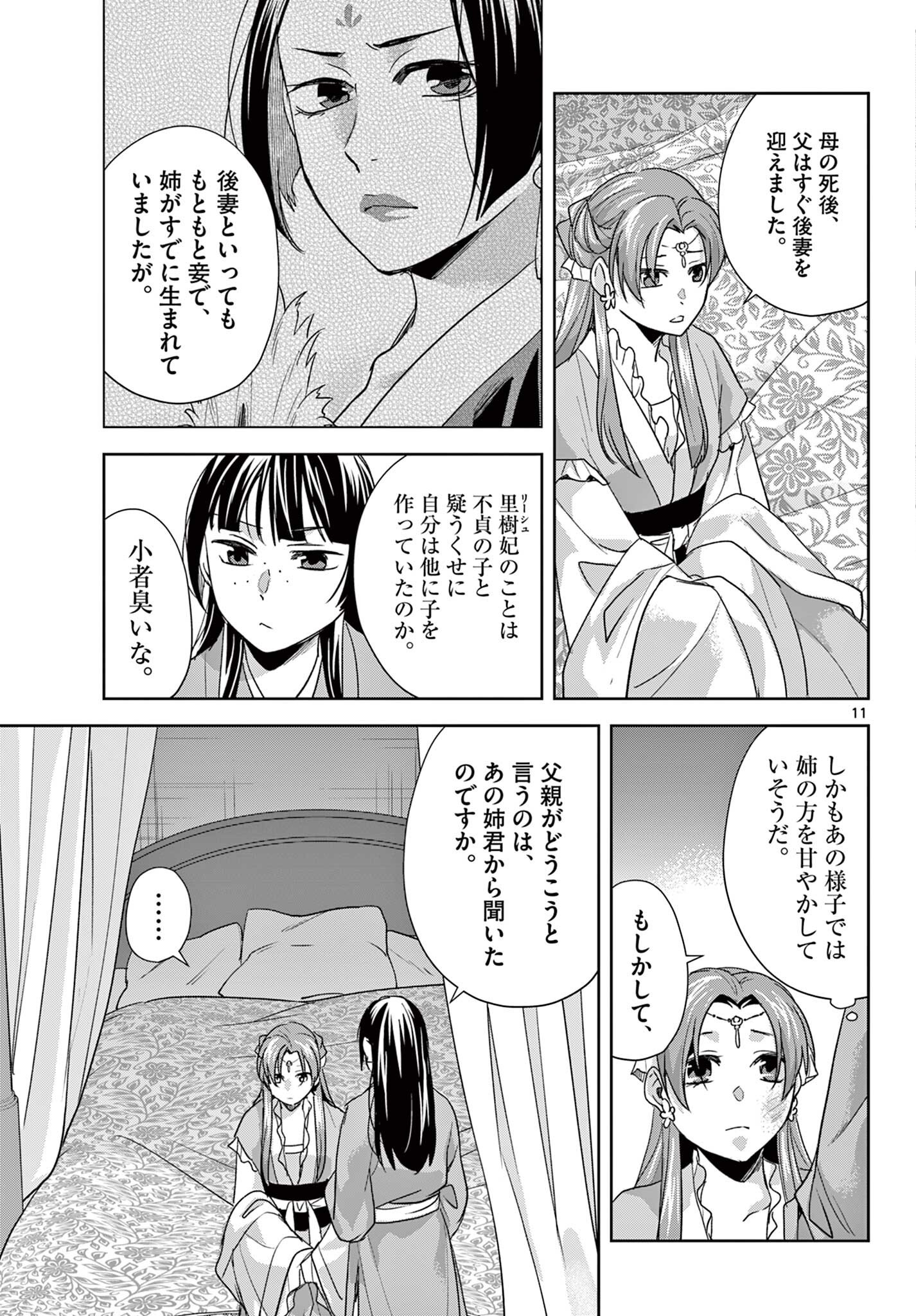 Kusuriya no Hitorigoto - Maomao no Koukyuu Nazotoki Techou Chapter 103.1 11ページ