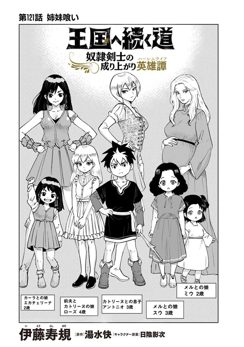 Oukoku e Tsuzuku Michi - Dorei Kenshi no Nariagari Eiyuutan Chapter 121 1ページ