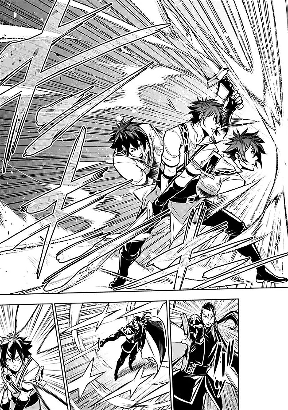 Shijou Saikyou no Mahou Kenshi, F Rank Boukensha ni Tensei Suru - Kensei to Matei, 2-tsu no Zense Omotta Otoko no Eiyuutan Chapter 154 4ページ