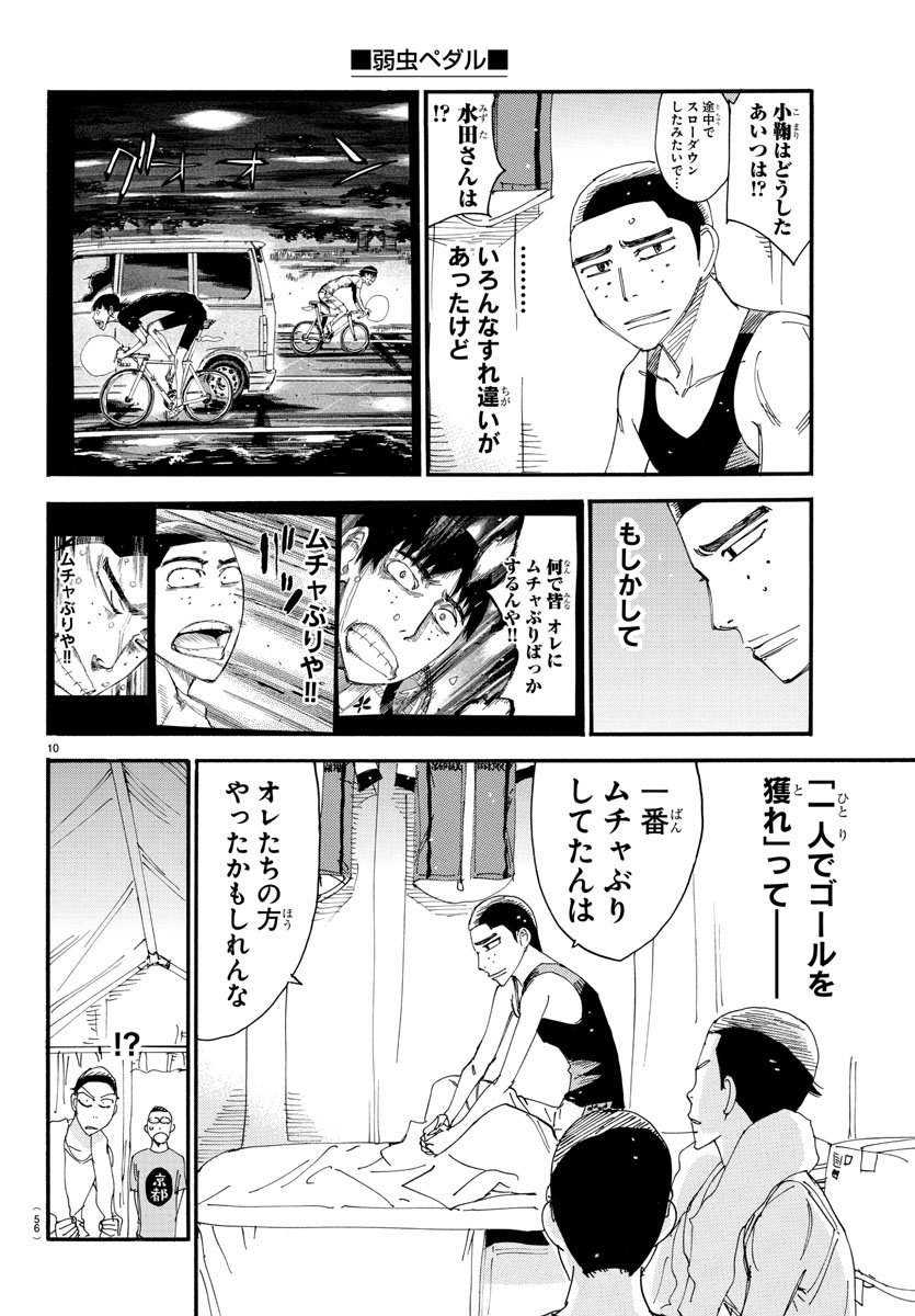 Yowamushi Pedal Chapter 510 10ページ
