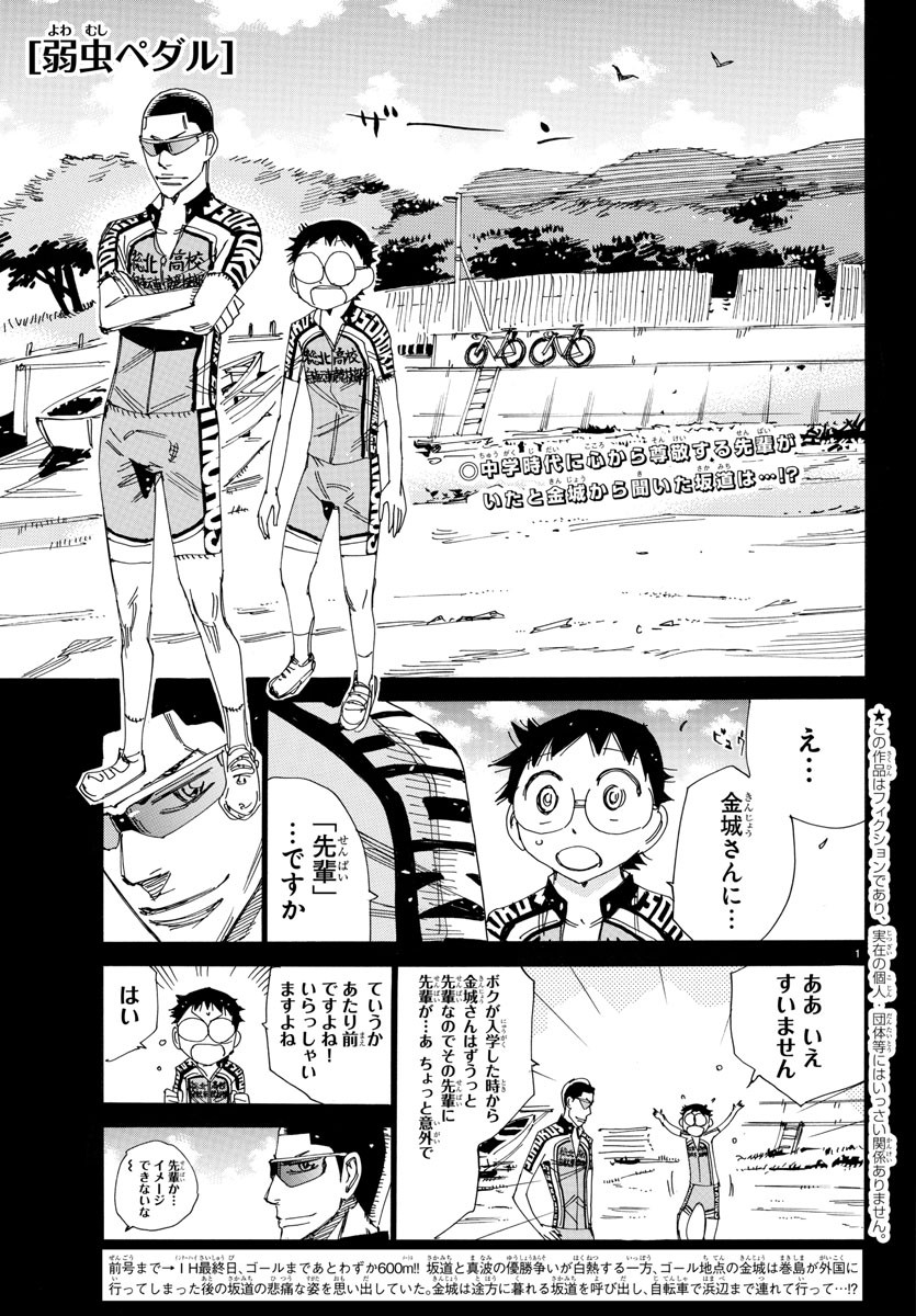 Yowamushi Pedal Chapter 532 1ページ