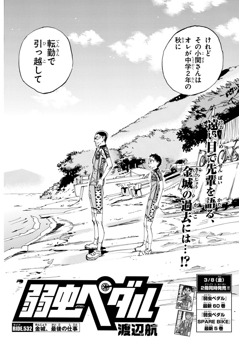Yowamushi Pedal Chapter 532 4ページ