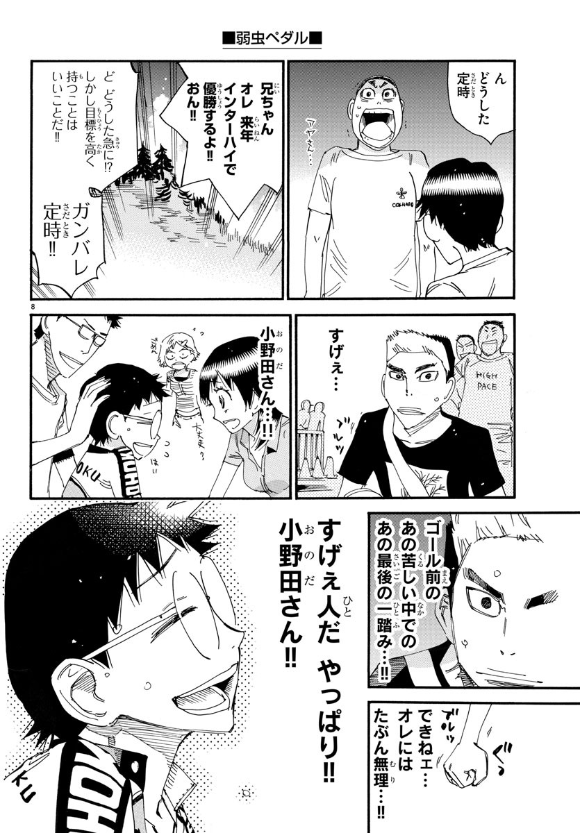 Yowamushi Pedal Chapter 542 8ページ