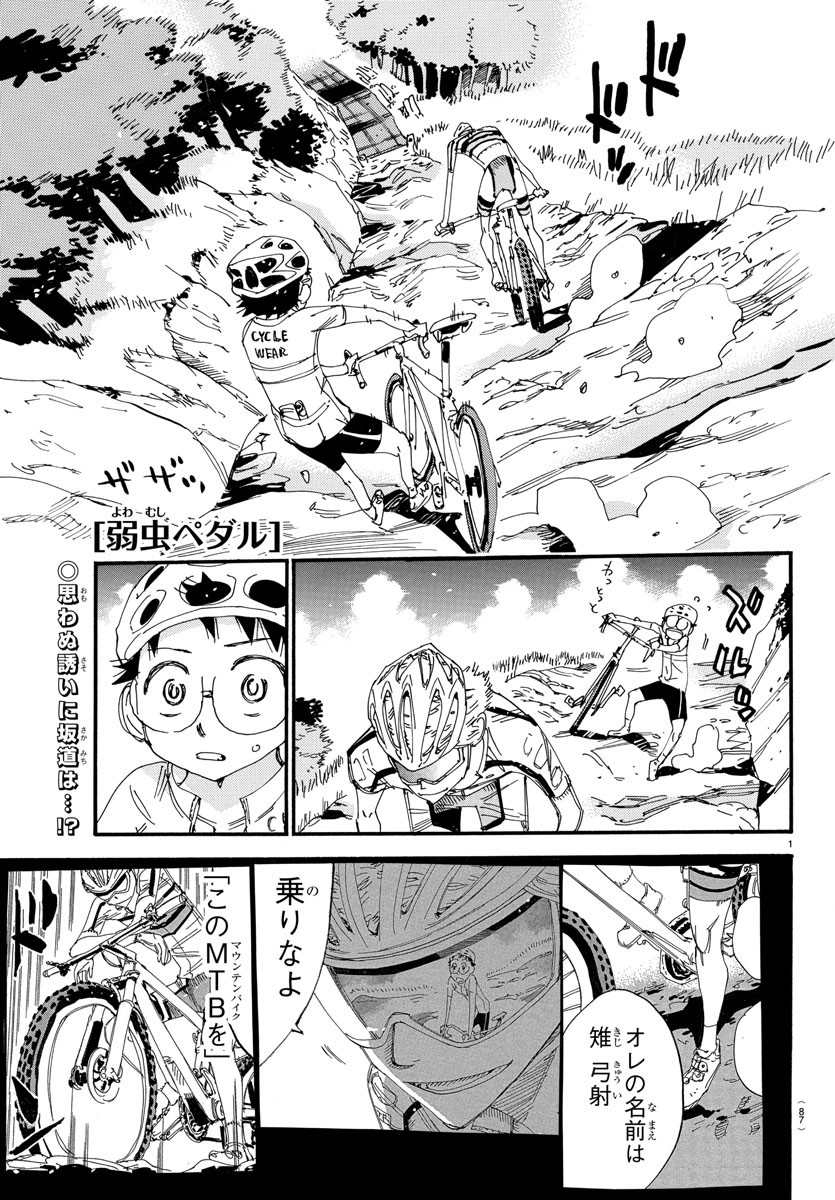 Yowamushi Pedal Chapter 549 1ページ
