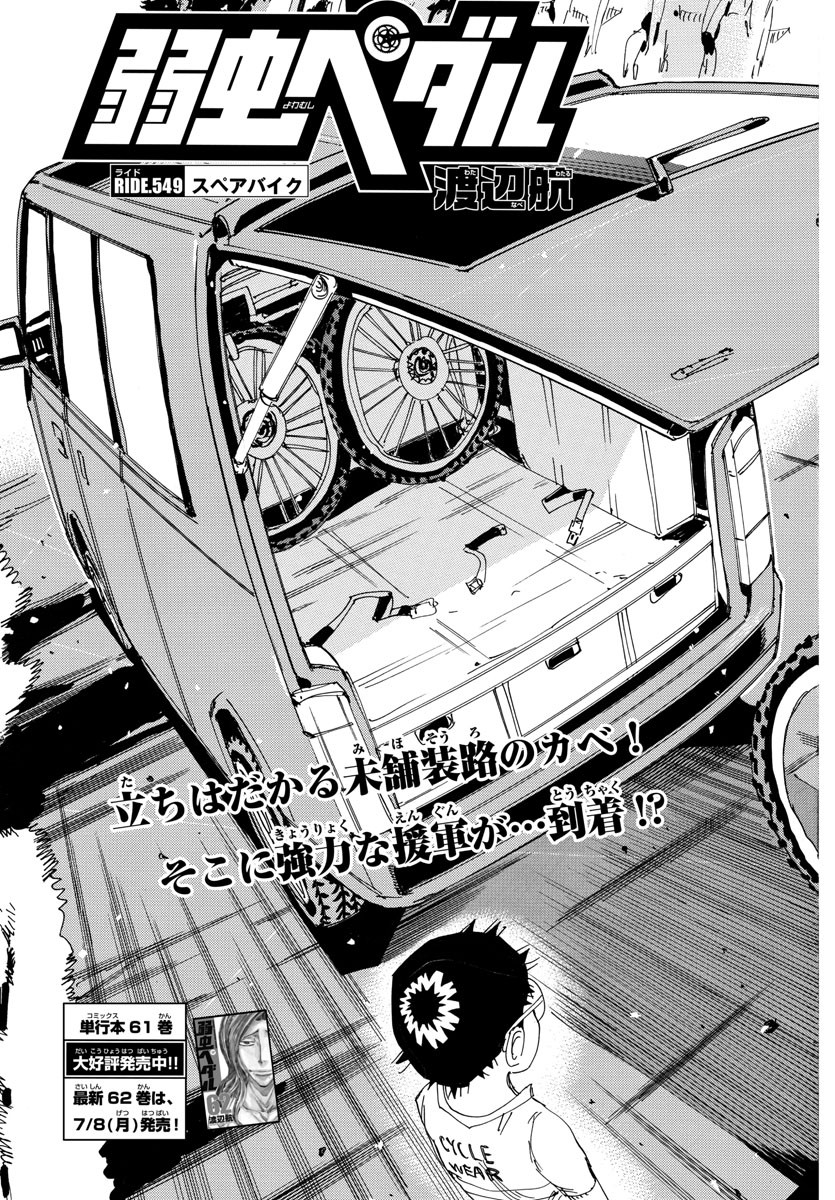 Yowamushi Pedal Chapter 549 5ページ