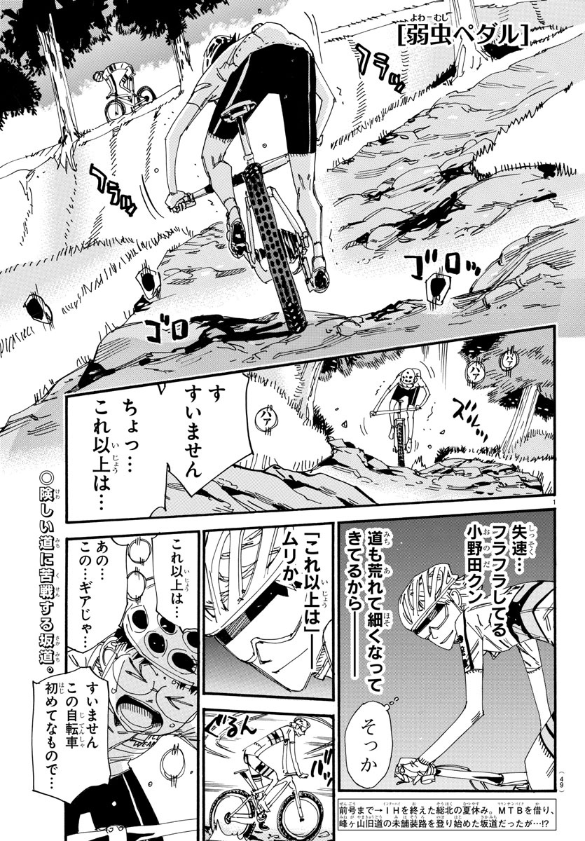 Yowamushi Pedal Chapter 551 1ページ