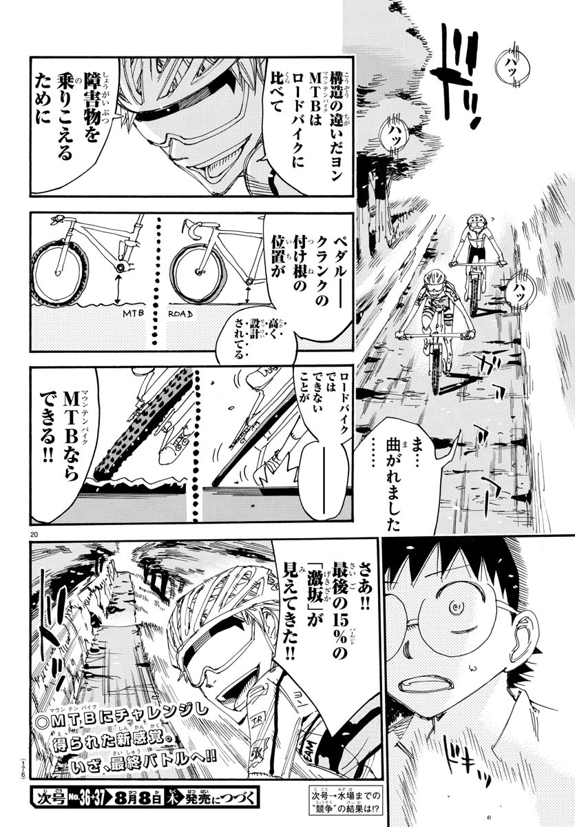 Yowamushi Pedal Chapter 553 20ページ