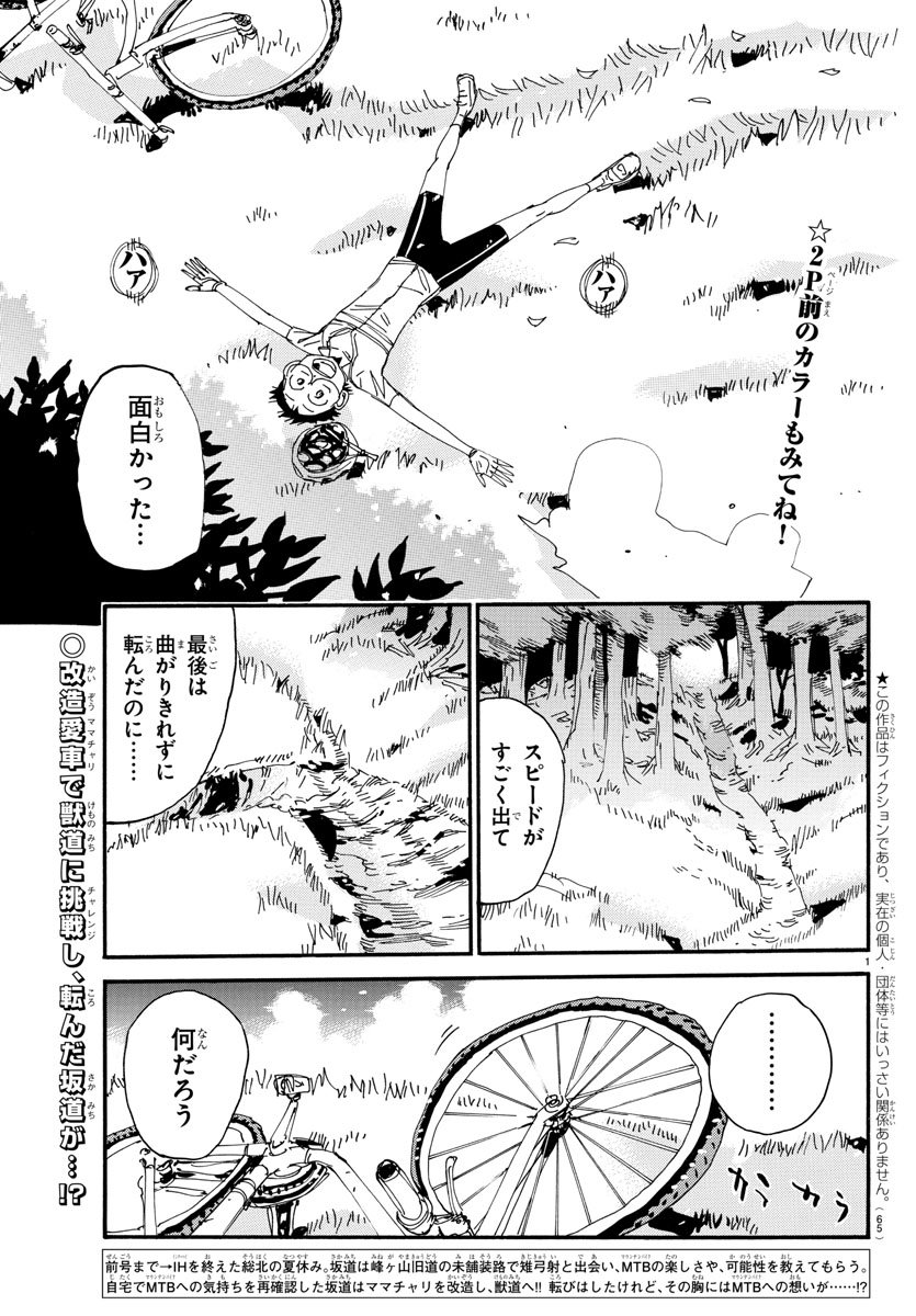 Yowamushi Pedal Chapter 557 2ページ