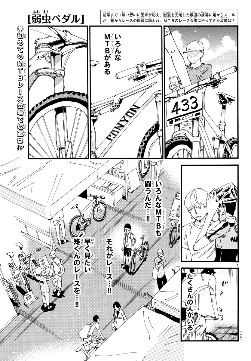 Yowamushi Pedal Chapter 559 1ページ